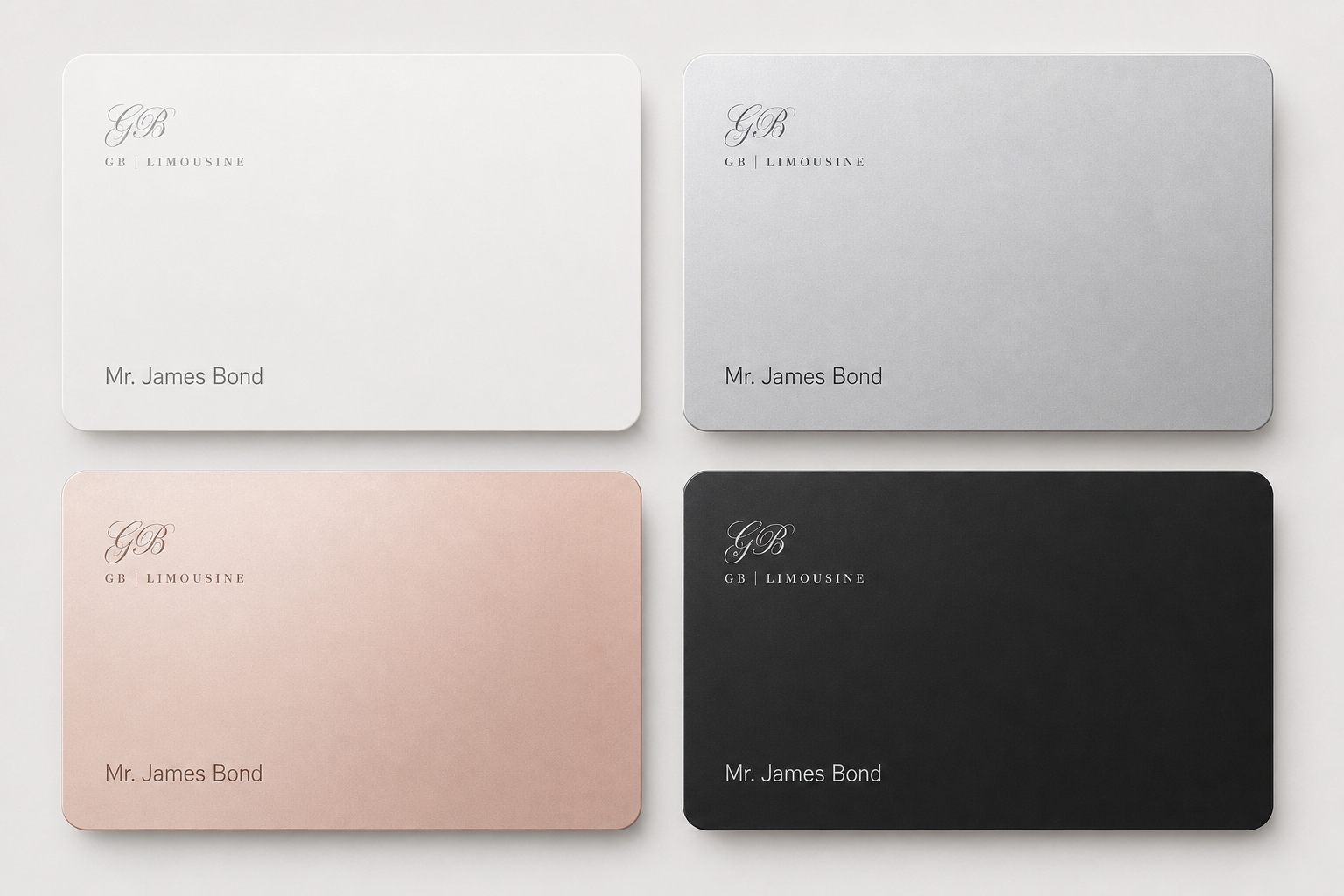 GB Limousine Membership Card